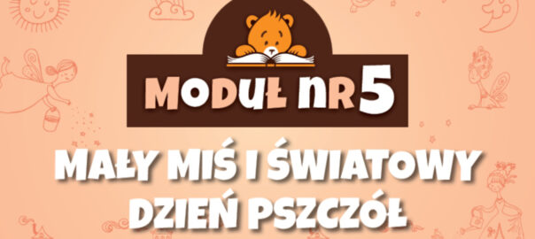 mały miś i światowy dzień pszczół plakat